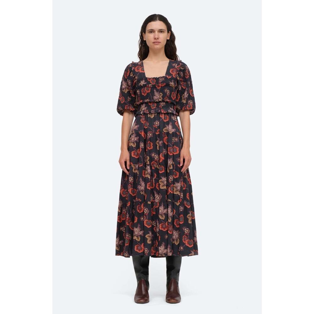 SEA NEW YORK LUCINDA SMOCKED DRESS